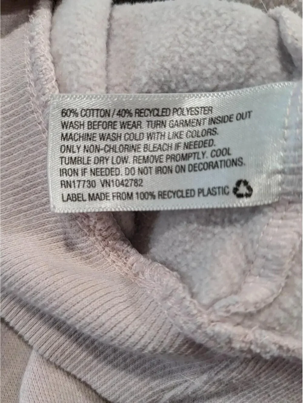 Cat & Jack Girl's Hoodie Sweatshirt, Light Pink, Gold Floral Heart, Small 6/6X